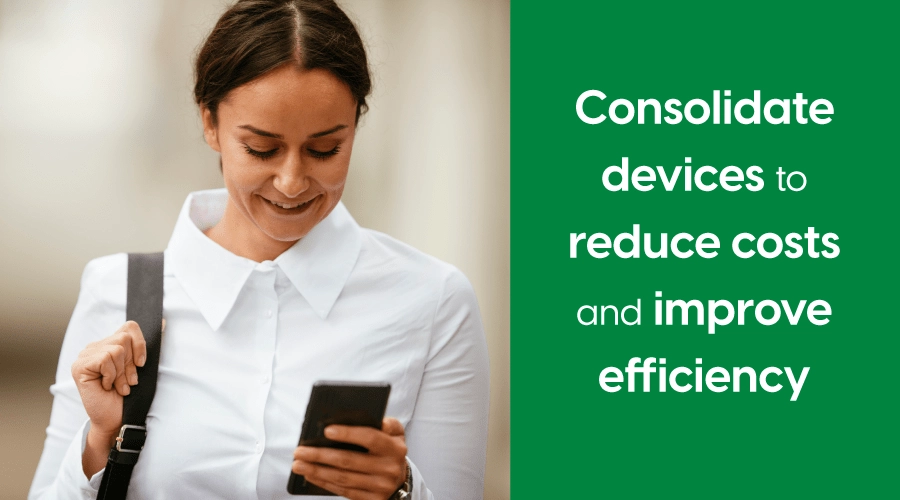 Amtelco Secure Messages consolidates all your extra devices into a single, secure application for efficient communication