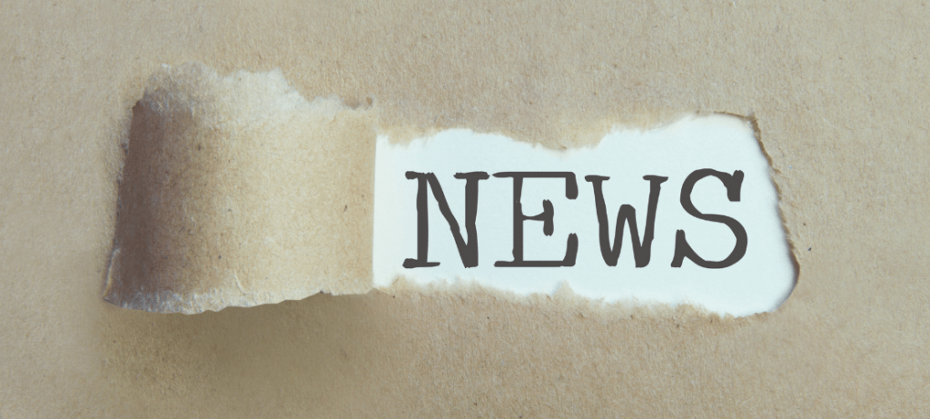 A torn piece of paper reveals the word, NEWS.