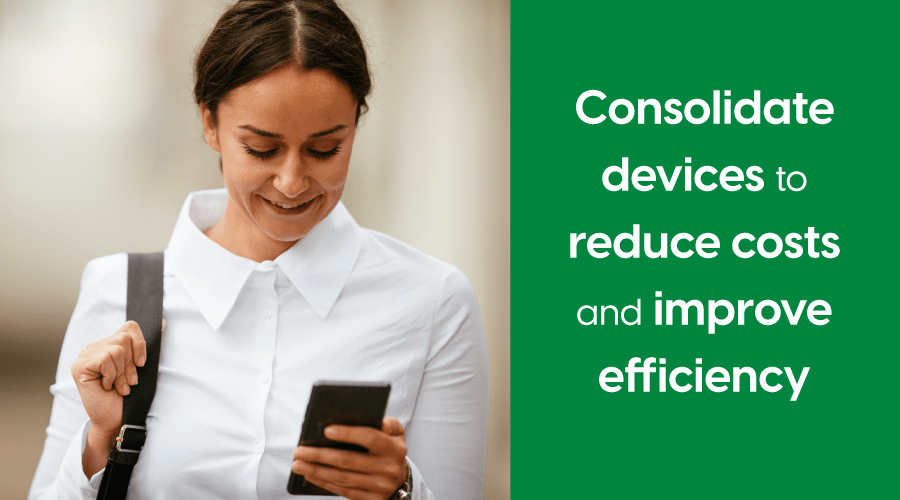 Amtelco Secure Messages consolidates all your extra devices into a single, secure application for efficient communication