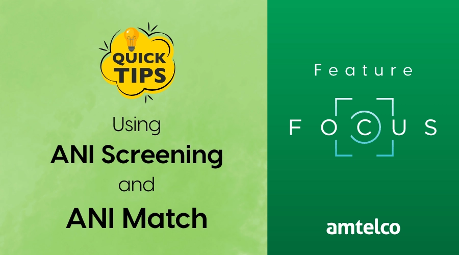 Provide faster services for your clients and prevent unwanted calls from reaching your operators with ANI Screening and ANI Match features.