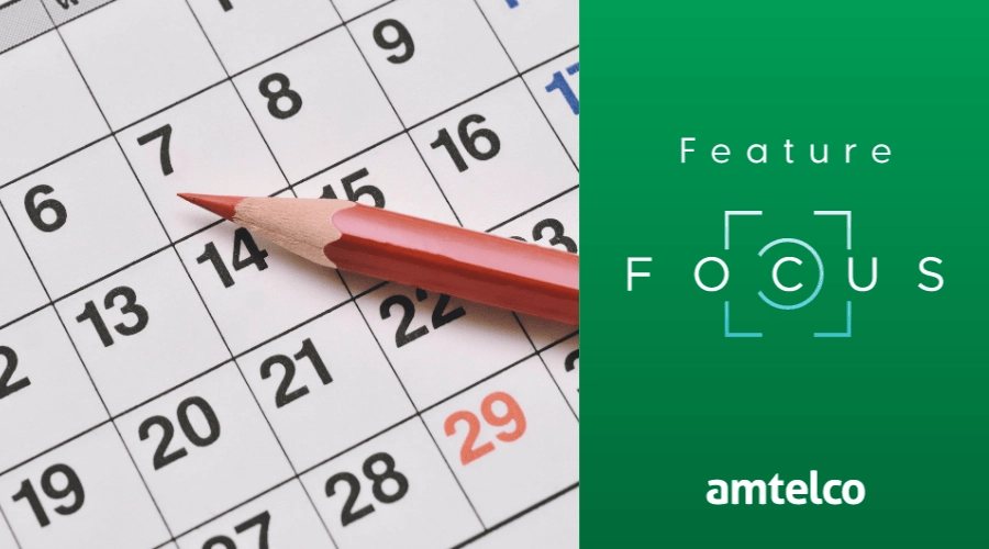 Paper calendar.