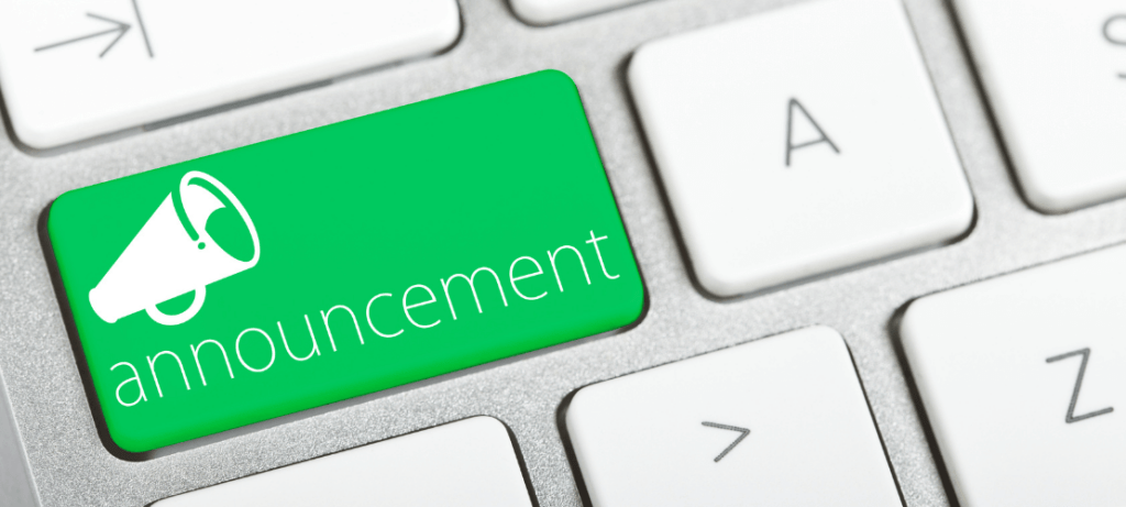 Announcement
