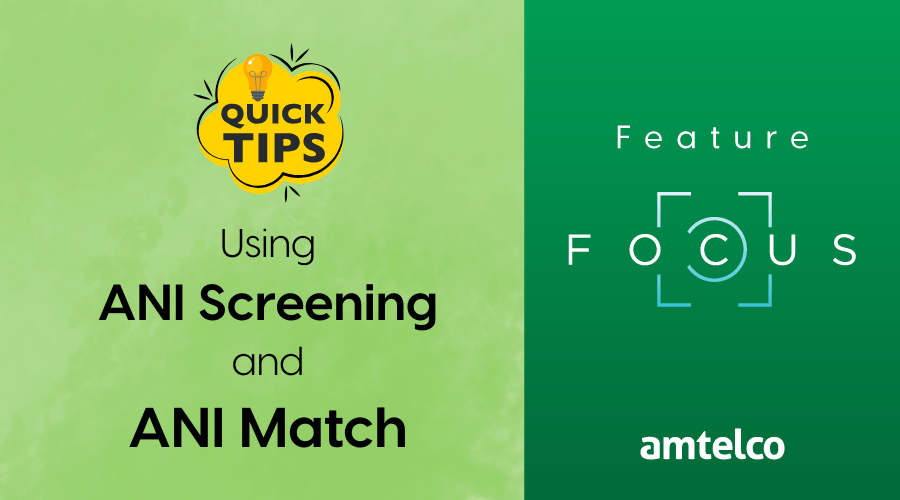 Provide faster services for your clients and prevent unwanted calls from reaching your operators with ANI Screening and ANI Match features.