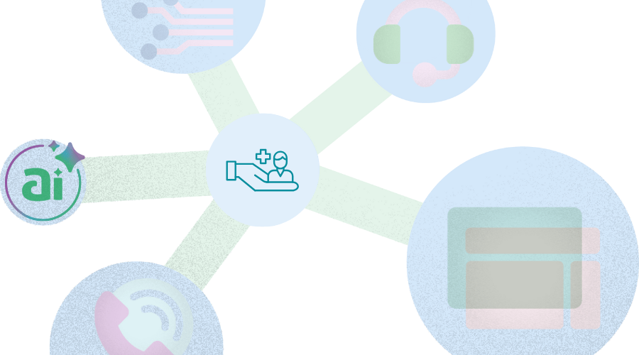 Concept of how communication technology supports hospital readmission reduction strategies.