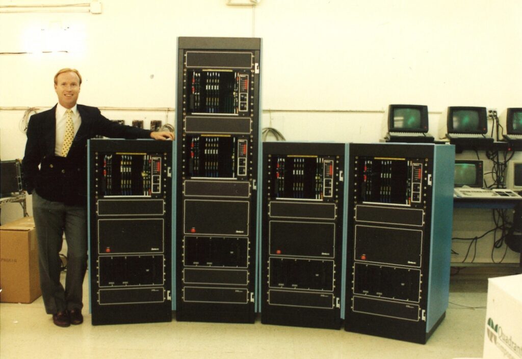 Tom Curtin with EVE system shipping to Thailand.