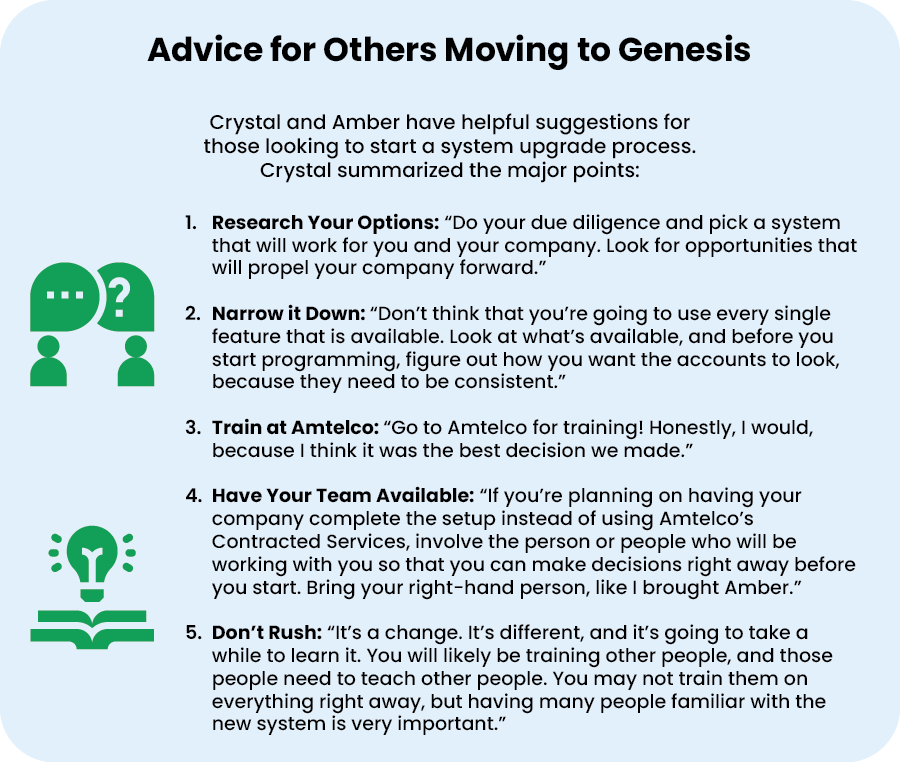Advice for Others Moving to Genesis