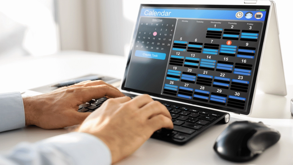 An on-call schedule is updated using a digital platform.