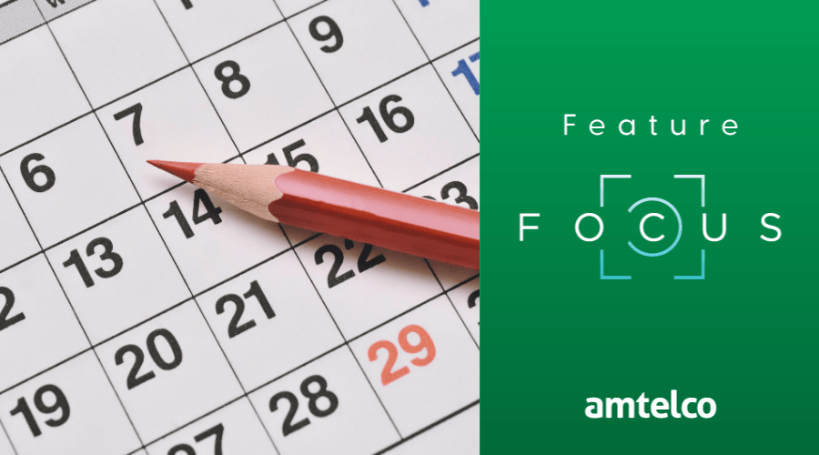 Paper calendar.