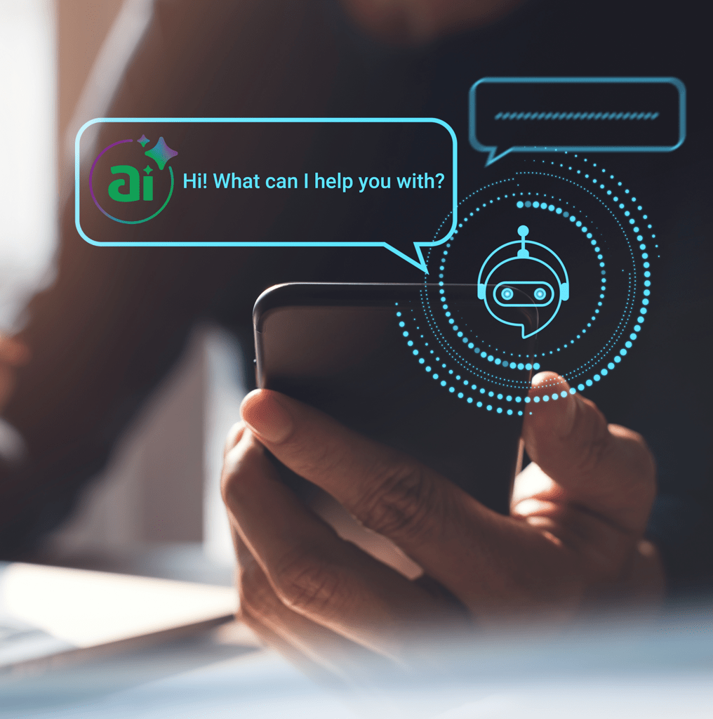 customer on phone with intelligent virtual agent