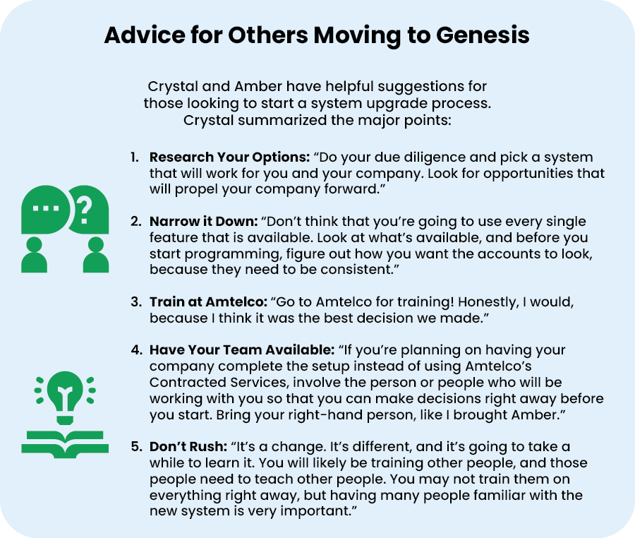 Advice for Others Moving to Genesis